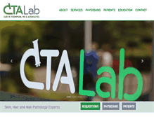 Tablet Screenshot of cta-lab.com